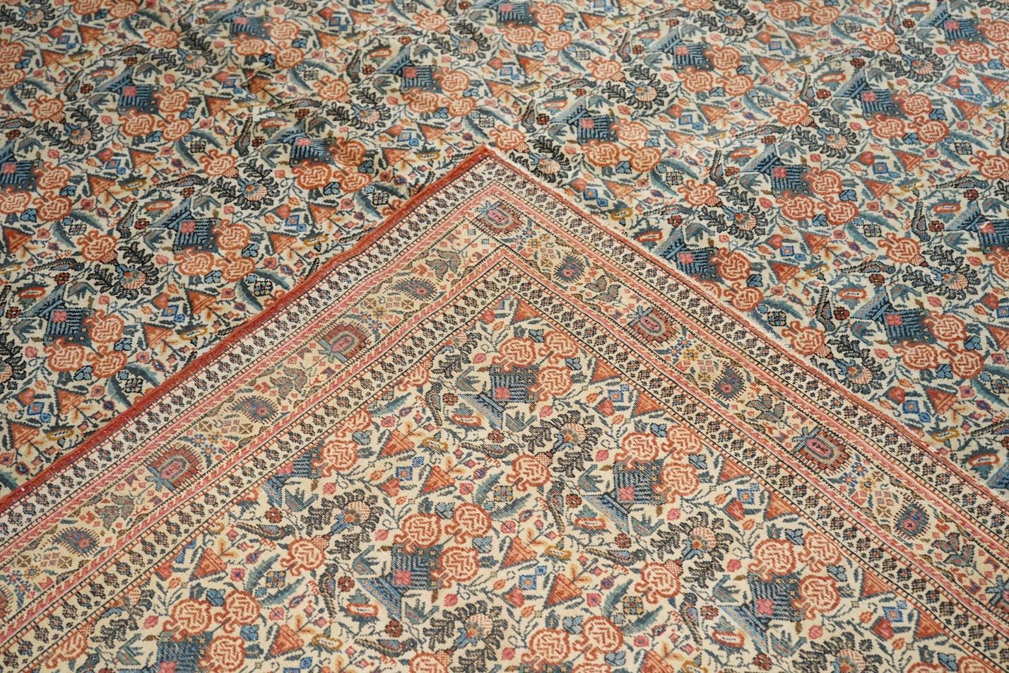 Antique Persian Tehran Rug 7’5