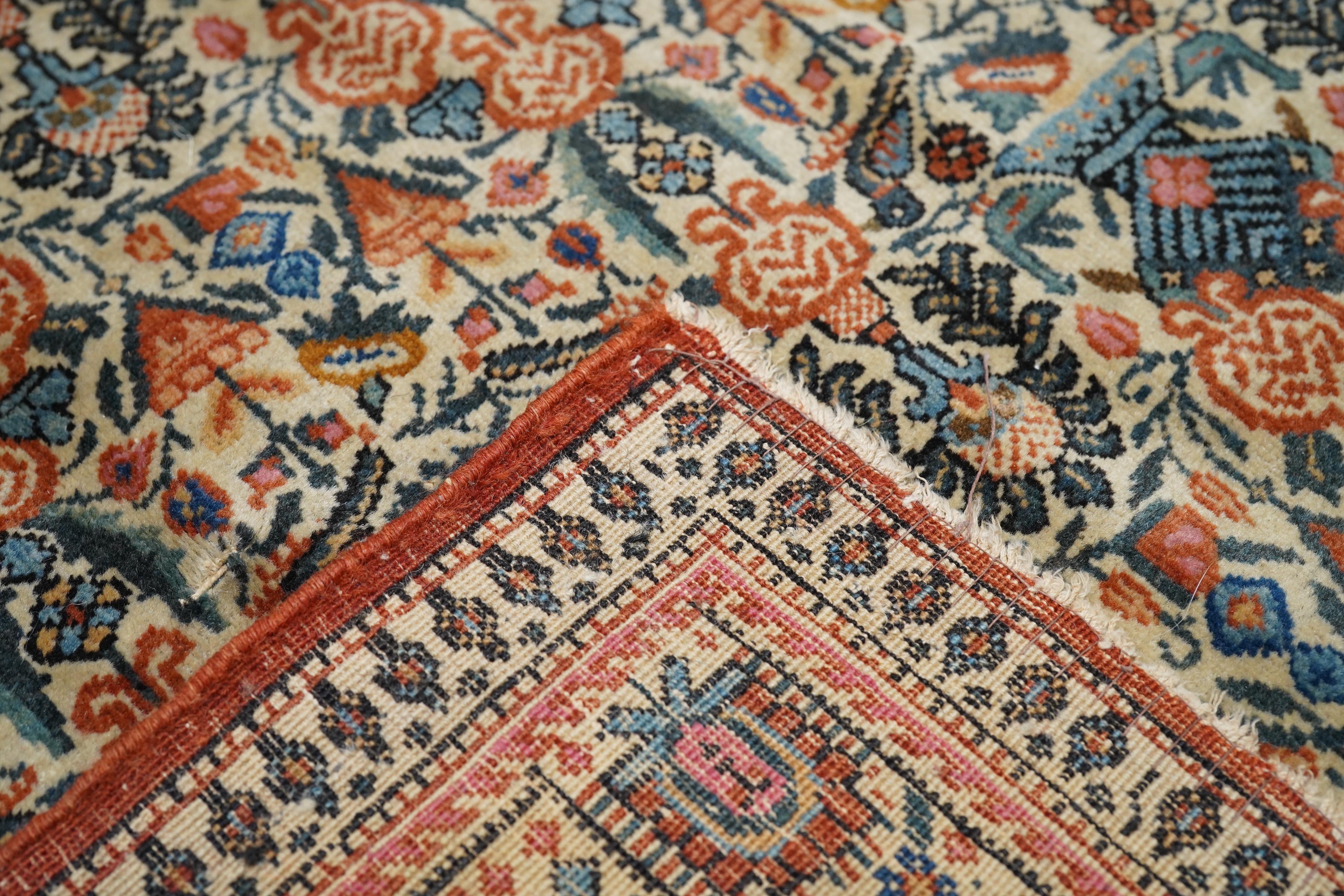 Antique Persian Tehran Rug 7’5