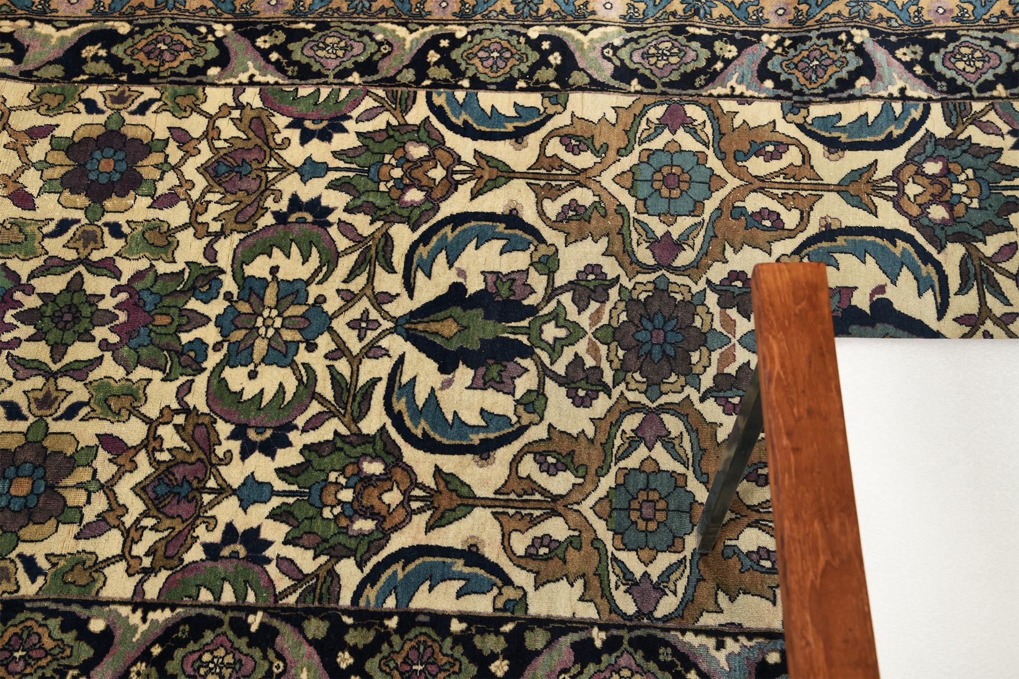 Antico runner persiano Tehran Farahan in vendita 3