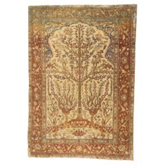 Antique Persian Tehran Rug 4’3” x 6’3”