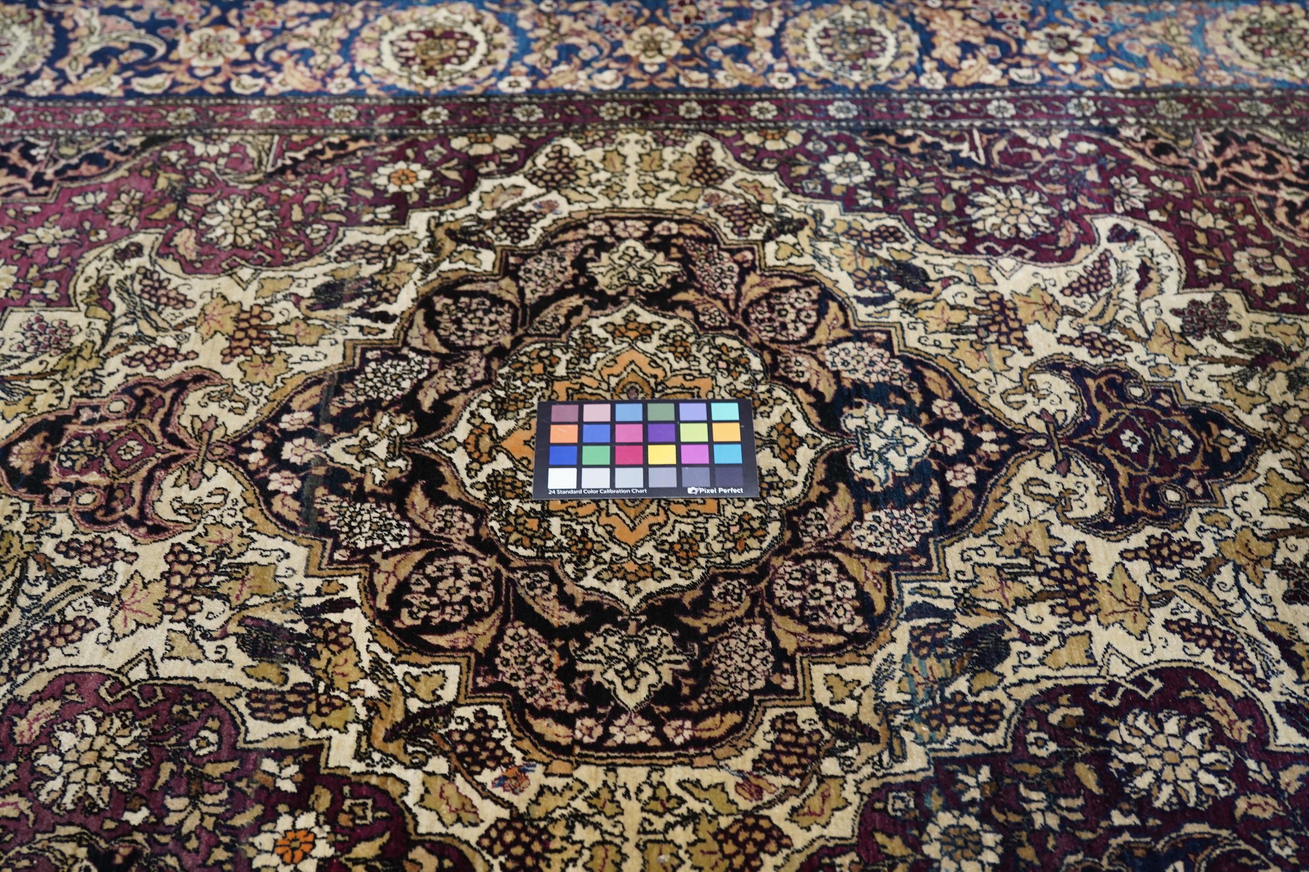 Early 20th Century Antique Persian Tehran Rug 4'7'' x 6'7'' For Sale