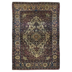 Antique Persian Tehran Rug 4'7'' x 6'7''