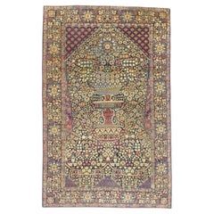 Antique Persian Tehran Rug 4'7" x 7’3"