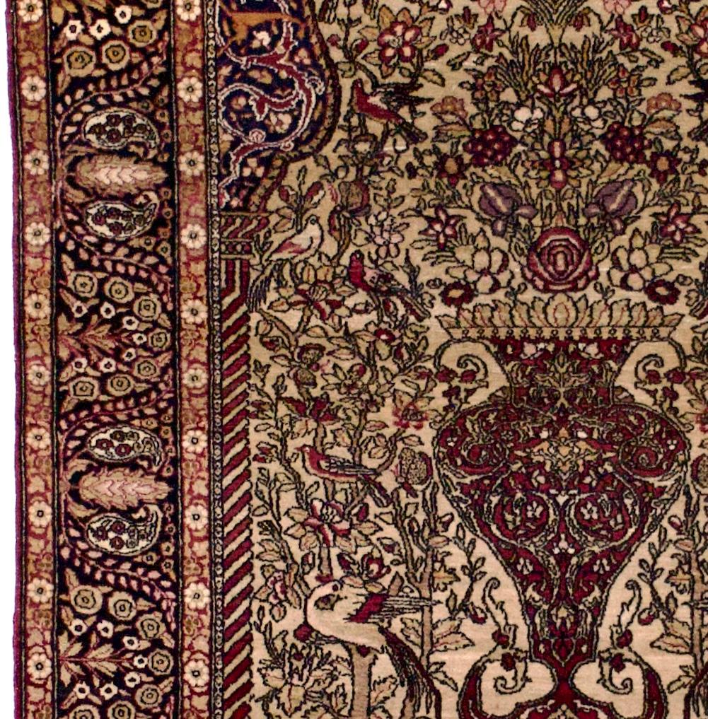 Tappeto antico persiano Tehran 4'8