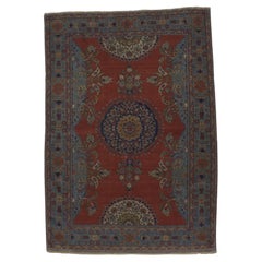 Antiker persischer Teheran Teppich 5'1 x 7'3