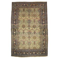 Antique Persian Tehran Rug 6'7" x 10'1"
