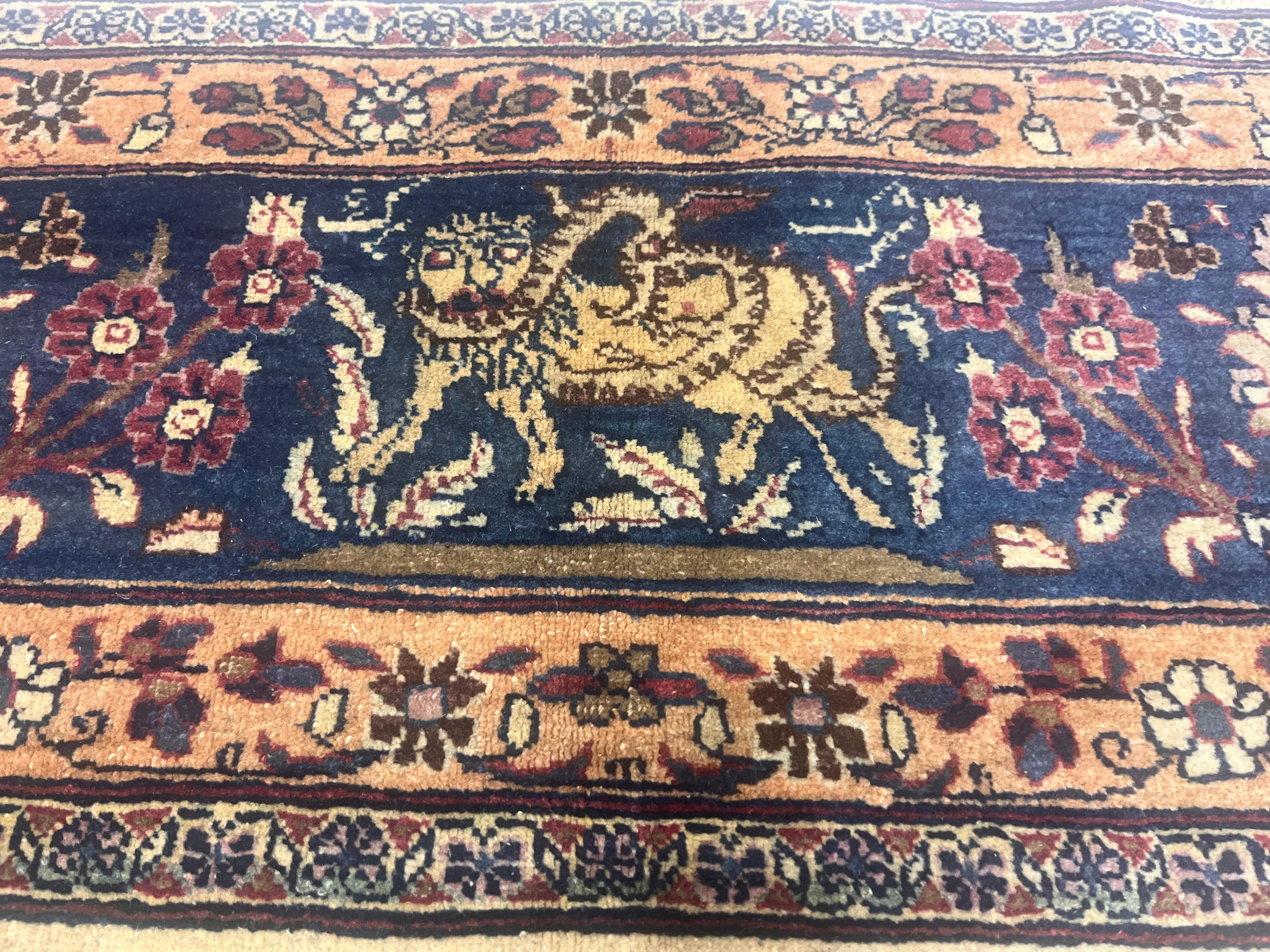 Antique Persian Tehran Rug 6’8