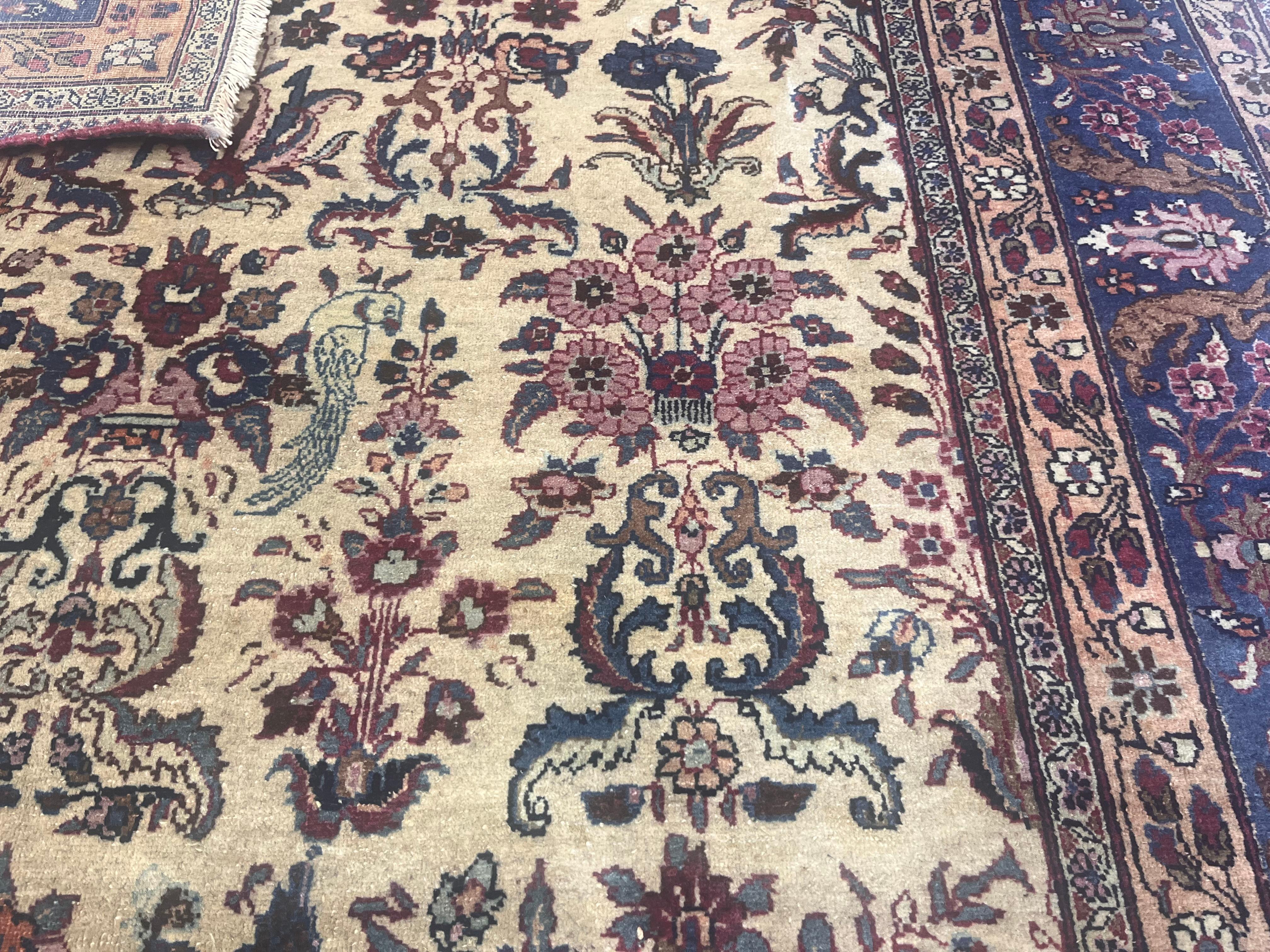 Antique Persian Tehran Rug 6’8