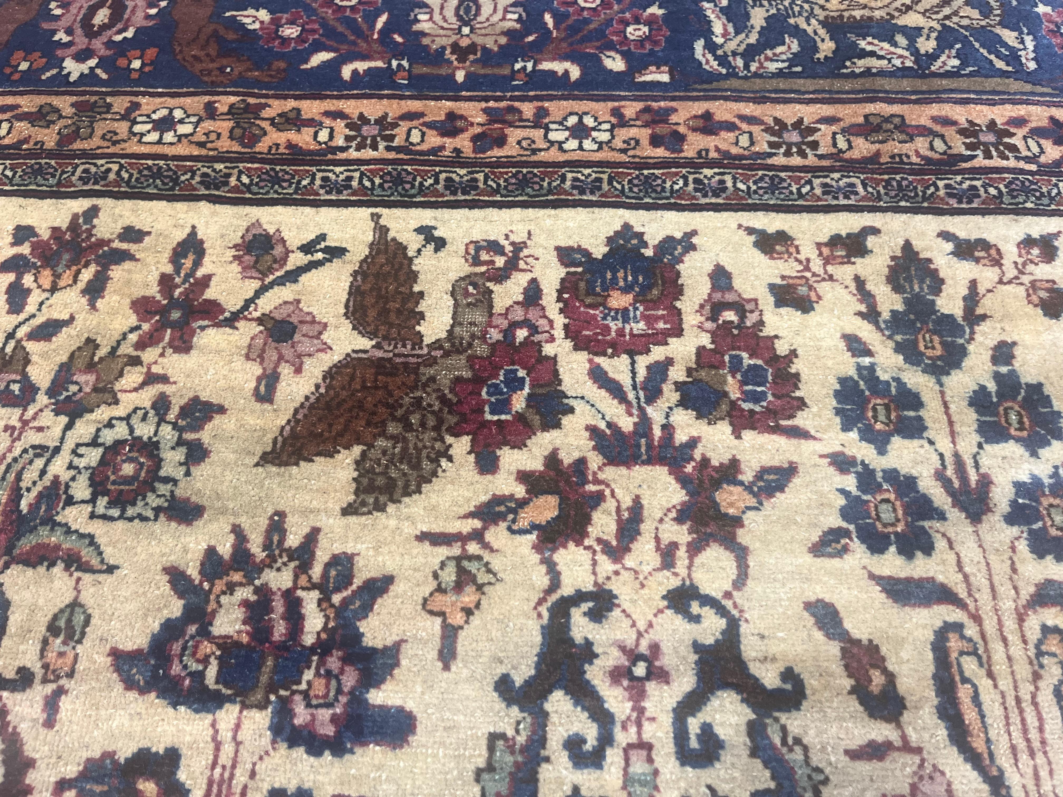 Antique Persian Tehran Rug 6’8