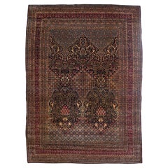 Antique Persian Tehran Rug 7'4" x 10’0"