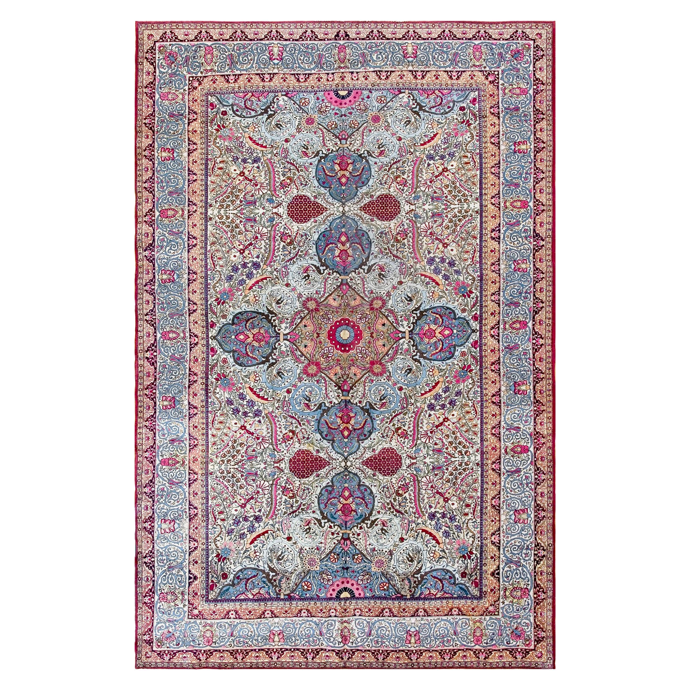 Early 20th Century Persian Tehran Carpet ( 7'6" x 11'8" - 230 x 355 cm ) For Sale