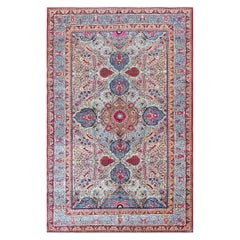 Antique Early 20th Century Persian Tehran Carpet ( 7'6" x 11'8" - 230 x 355 cm )