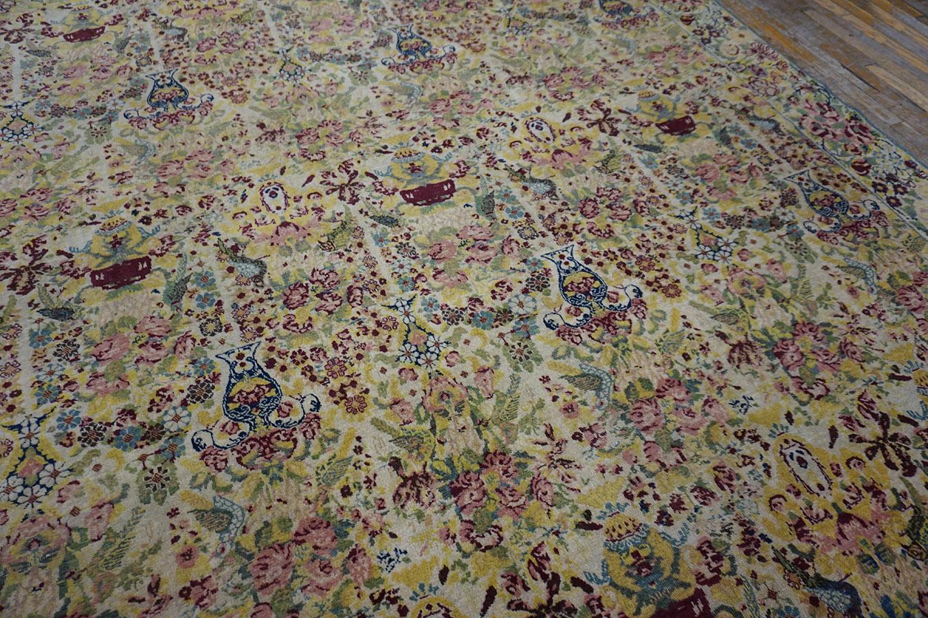 19th Century Persian Tehran Carpet ( 9'8