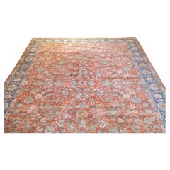 Antique Persian Tehran Rug 9'1'' x 12'2''