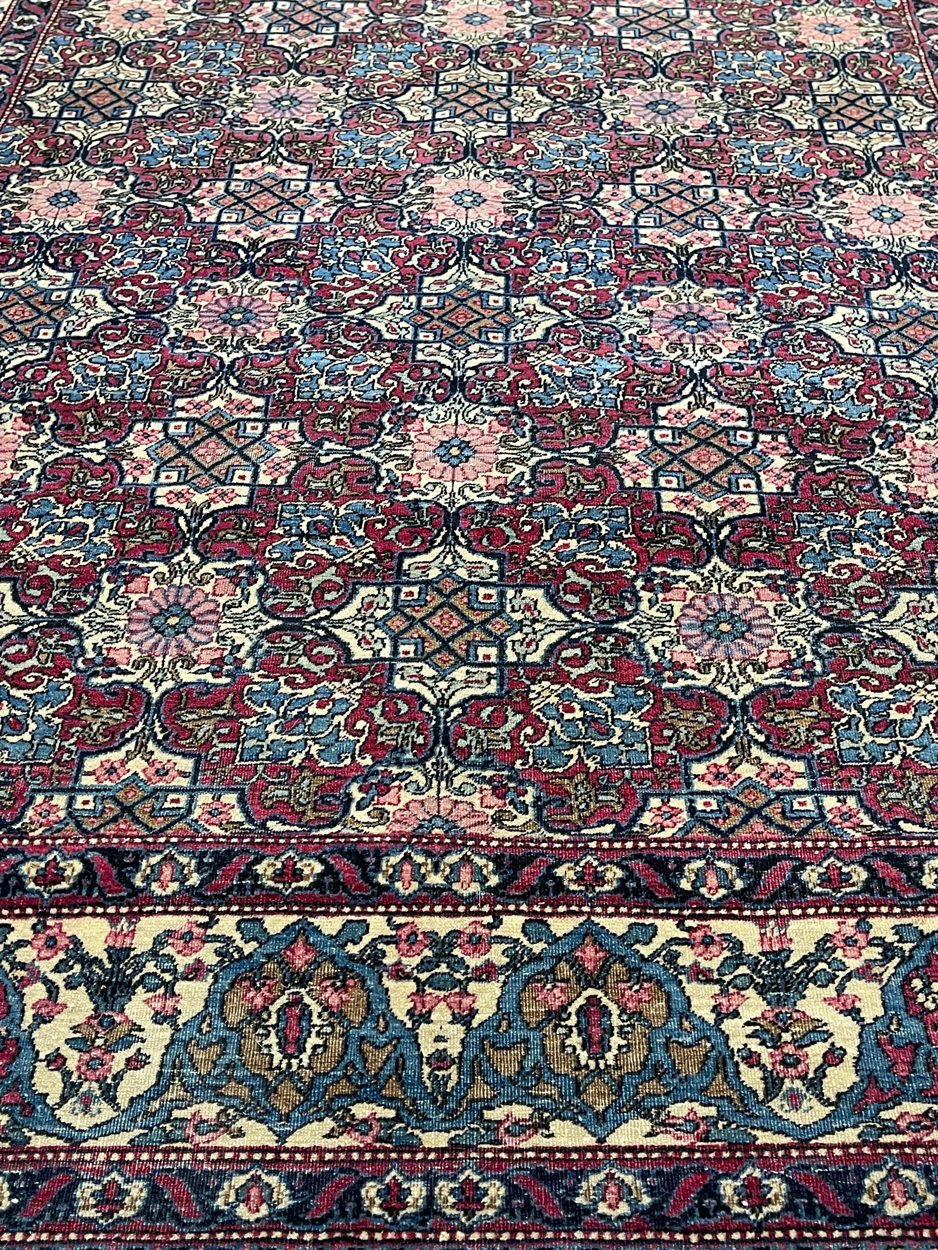 Early 20th Century Antique Persian Tehran Rug, Circa 1900 For Sale