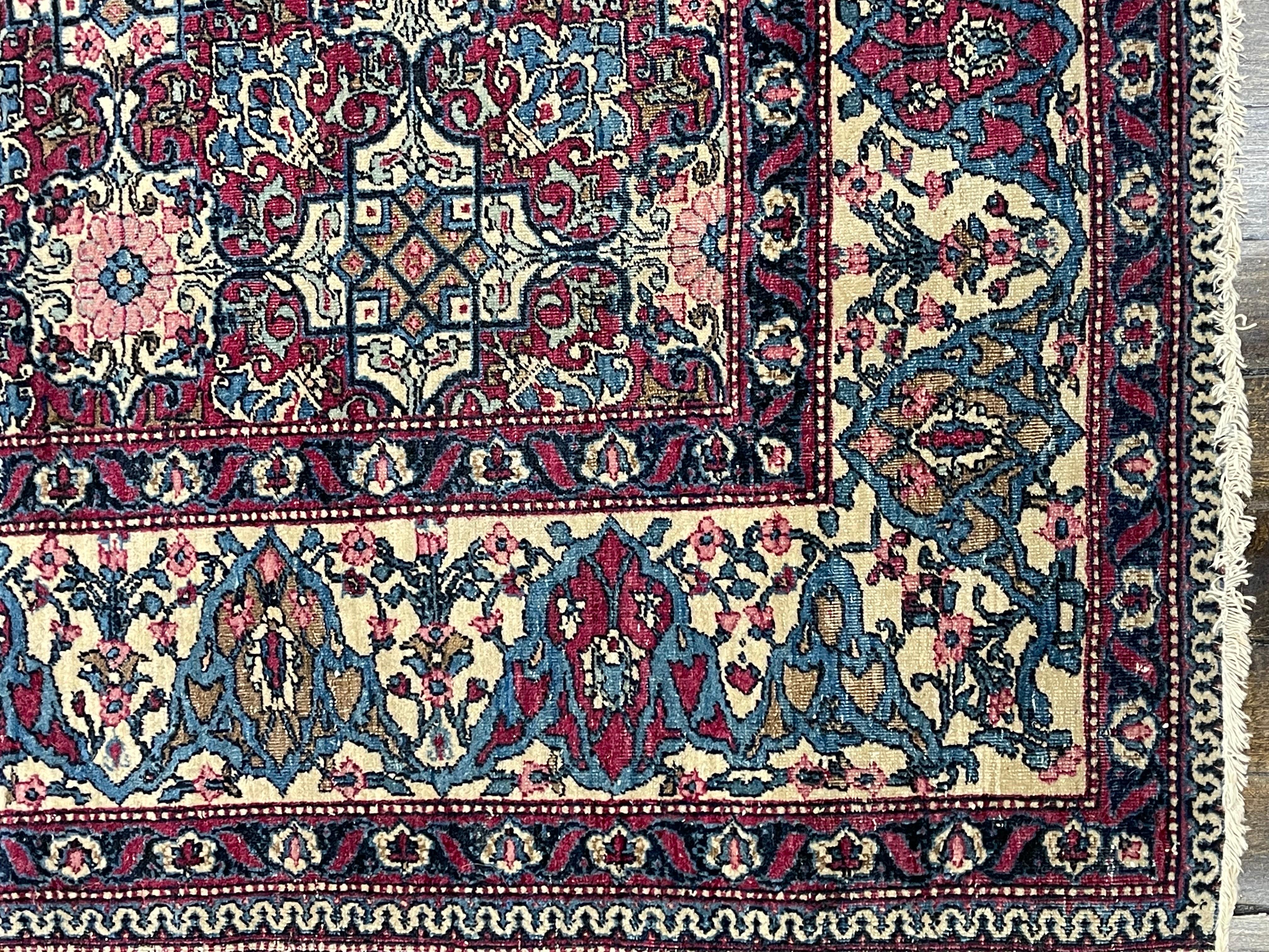 Antique Persian Tehran Rug, Circa 1900 For Sale 1