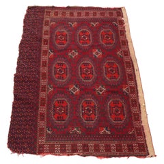 Antiker persischer Tekke Wollteppich C1930