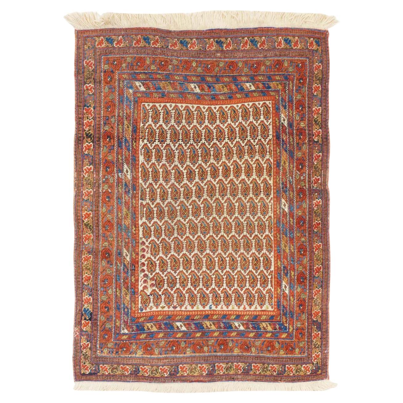 Antique Persian Tribal Afshar Rug 3'2'' x 4'2''
