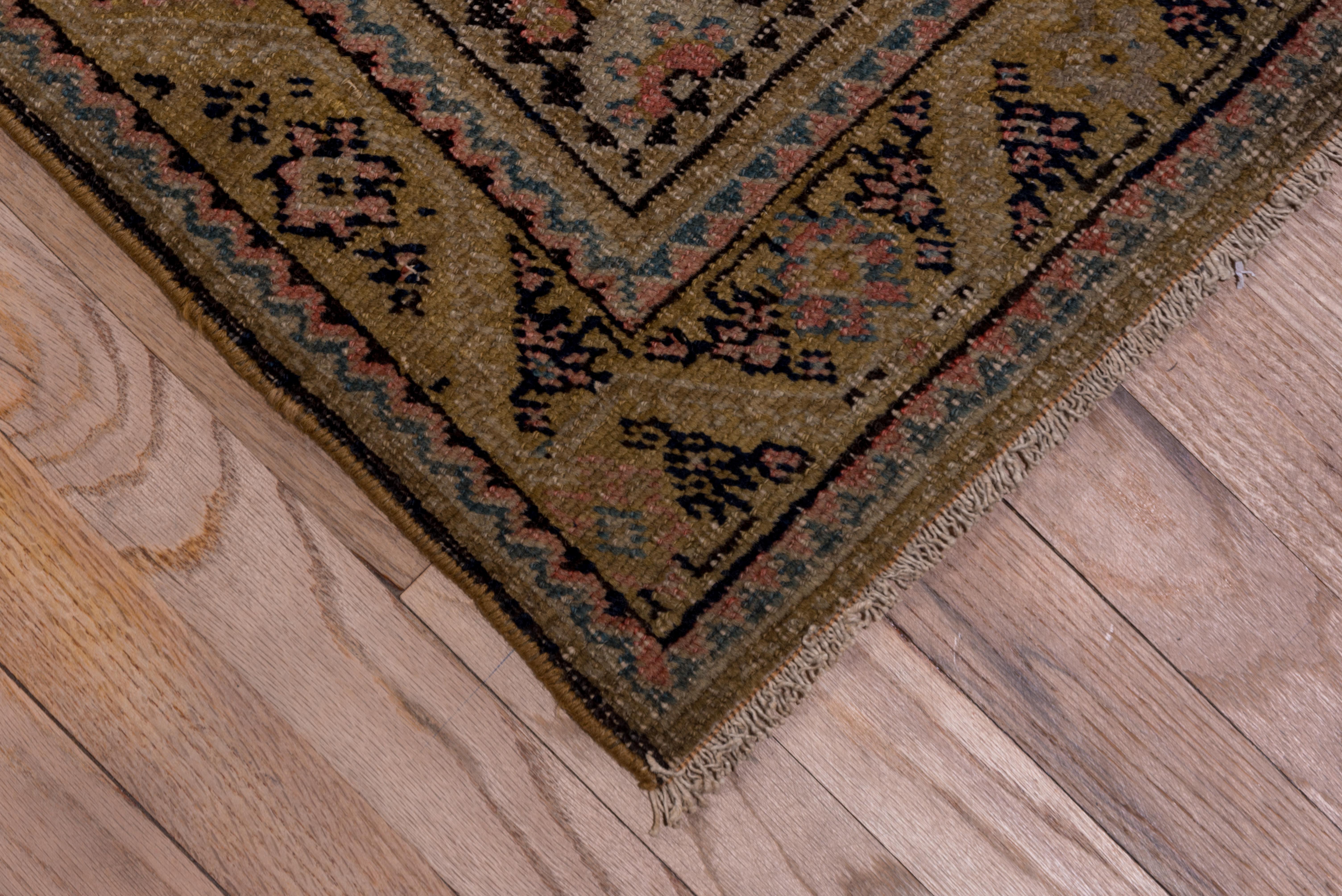 Hand-Knotted Antique Persian Tribal Farahan Runner For Sale