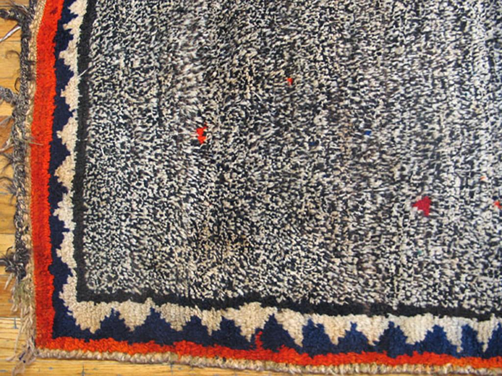 Hand-Knotted Antique Persian Tribal Gabbeh
