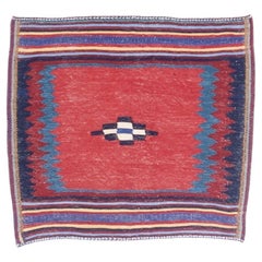 Antique Persian Tribal Kilim Rug 3'4" x 3’9"
