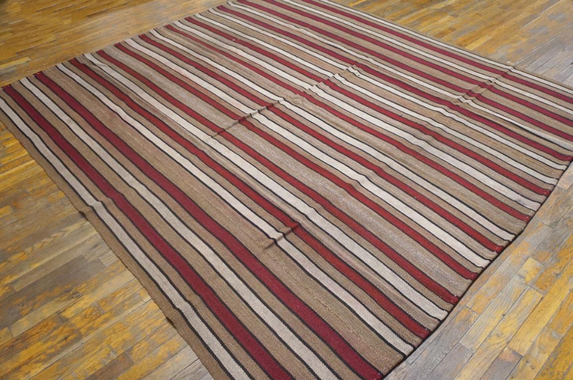 Antique Persian Tribal Kilim rug, size: 8'6