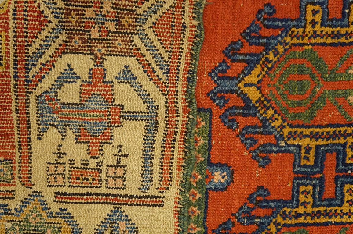 Antique Persian Tribal Kurdish Rug For Sale 2