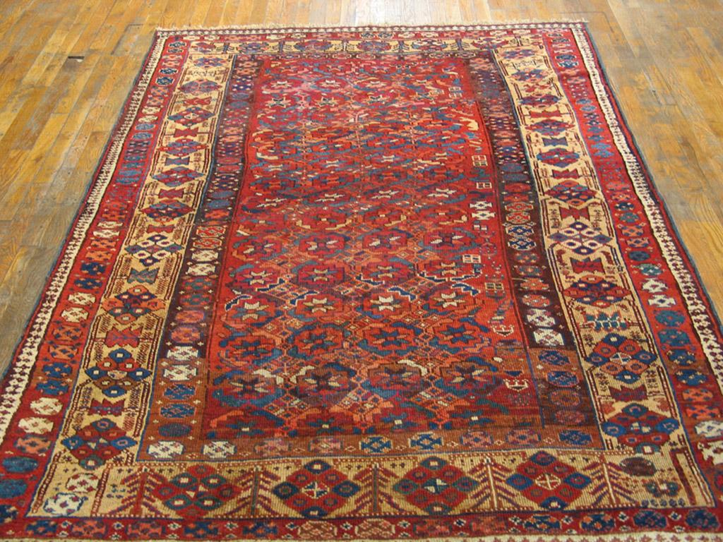 19th Century W. Persian Kurdish Carpet ( 5'3