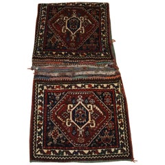 Antiker persischer Qashqai-Khorjin des Qashqai-Stammes