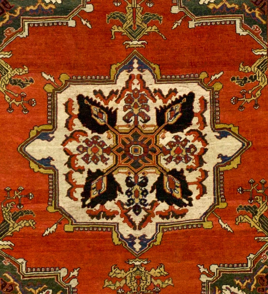 Antique Persian Tribal Qashqai Rug 4’7” x 5’9