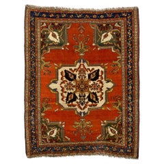 Antique Persian Tribal Qashqai Rug 4’7” x 5’9"