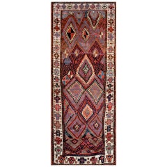 Antique Persian Tribal Rug 3' 10" x 9' 3" 