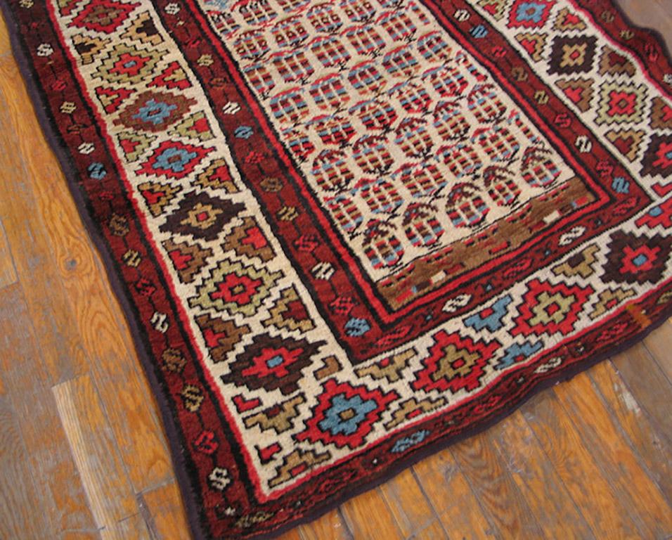 Hand-Knotted Antique Persian Tribal 3'6