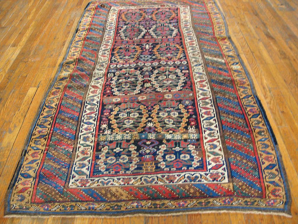 Antique Persian Tribal rug. Measures: 4'3