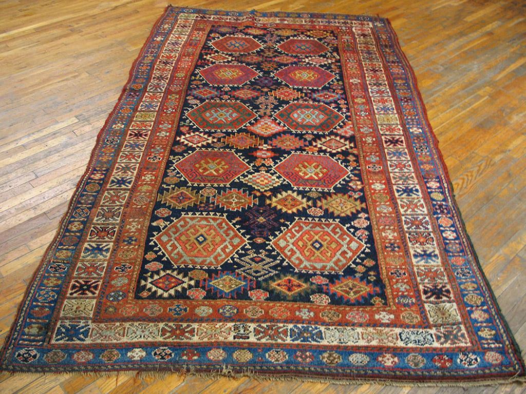 Antique Persian Tribal rug, size: 5'4