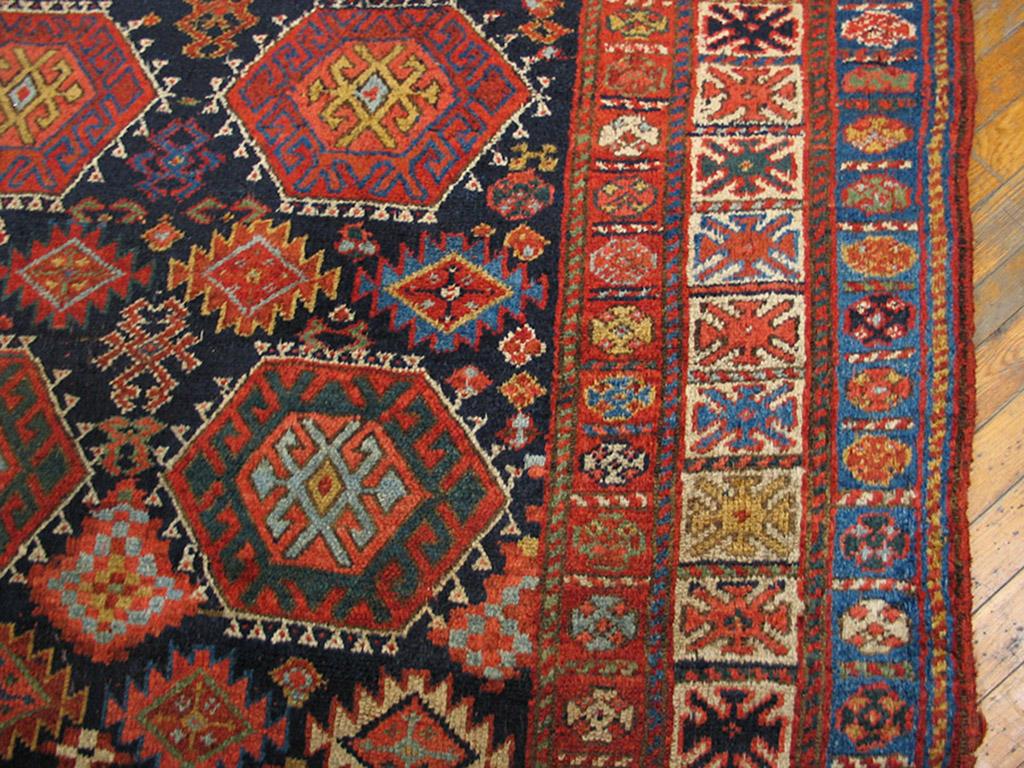 Antique Persian Tribal Rug In Good Condition For Sale In New York, NY