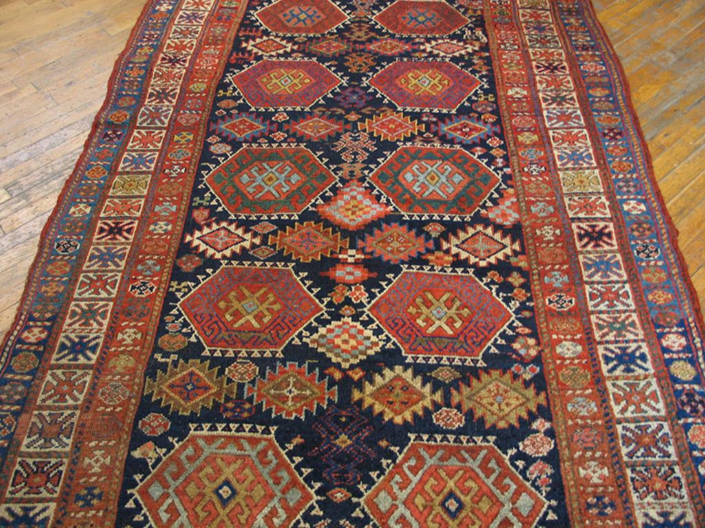 Late 19th Century Antique Persian Tribal Rug For Sale