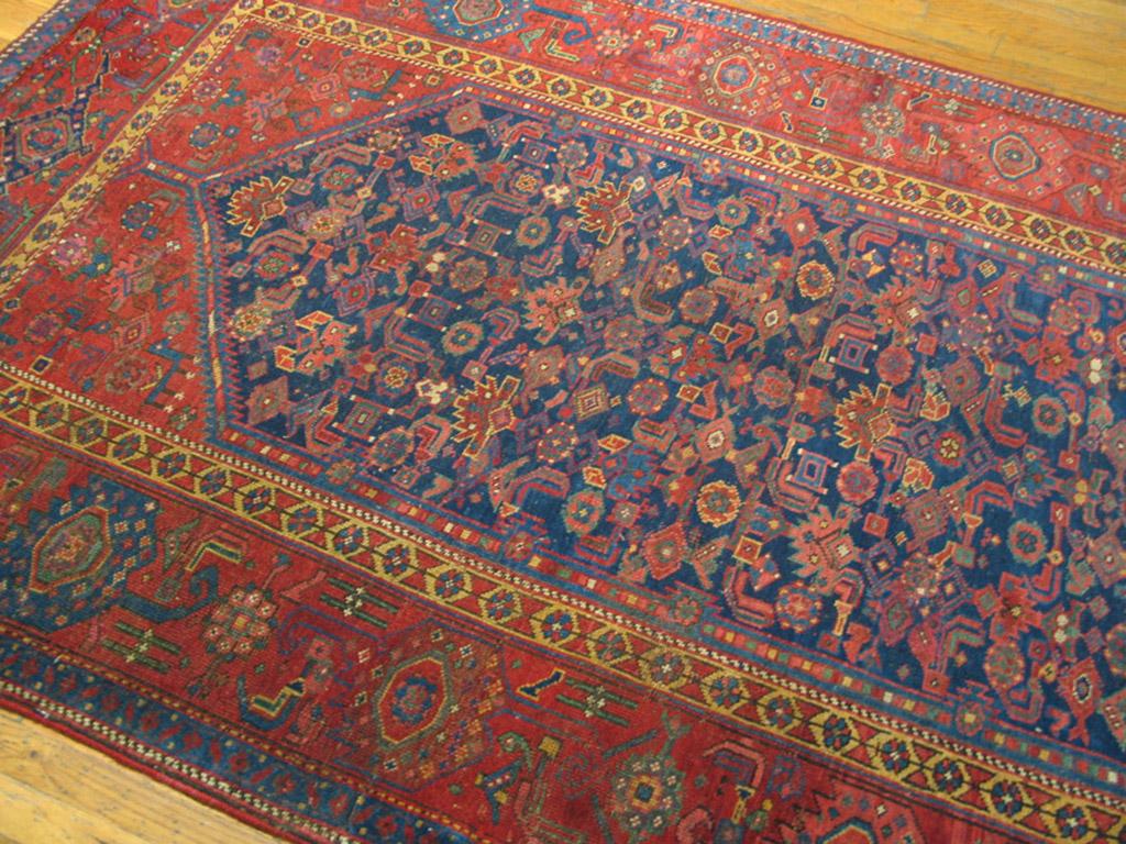 19th Century W. Persian Kurdish Carpet ( 5'9