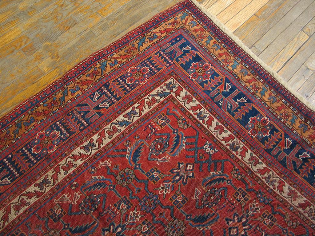 Hand-Knotted Antique Persian Tribal Rug 7' 6