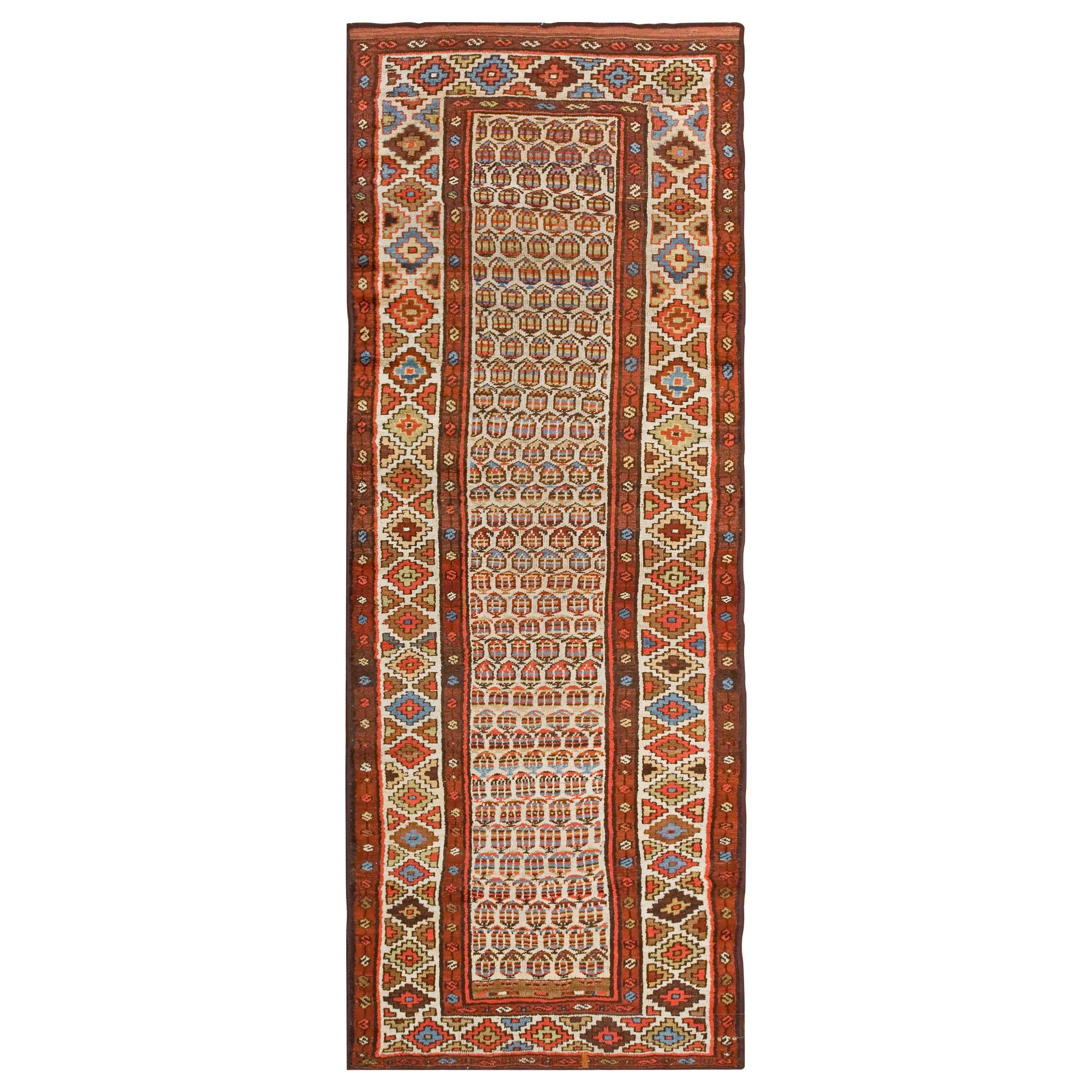 Antique Persian Tribal 3'6" x 10'0" For Sale