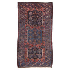 Antiker persischer Stammes-Shiraz-Teppich mit Qashqai-Stil-Einfluss