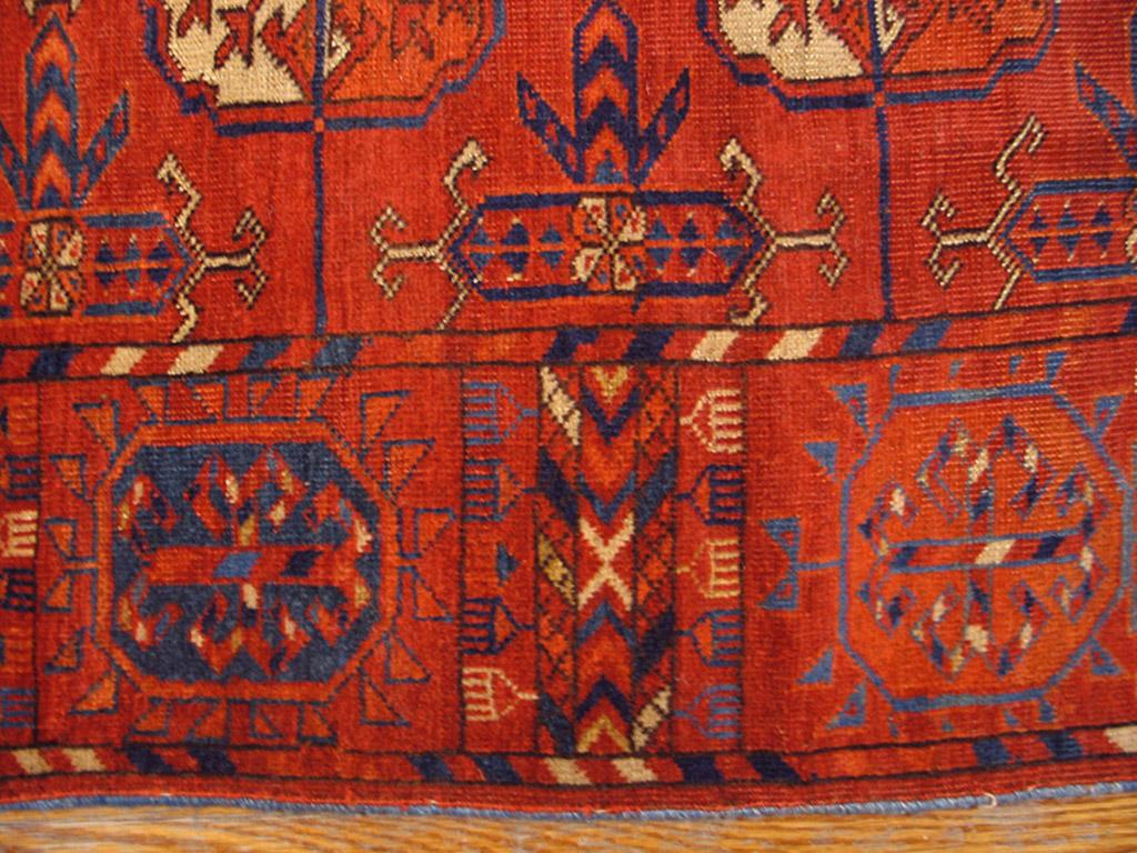 Late 19th Century Antique Russian Turkmen - Tekke Carpet