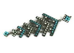 Antique Persian Turquoise and Pearl Pendant