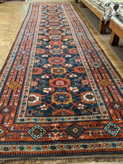 Antique Persian Veramin, northwest Persia  Wool, 1915, runner, 4x13