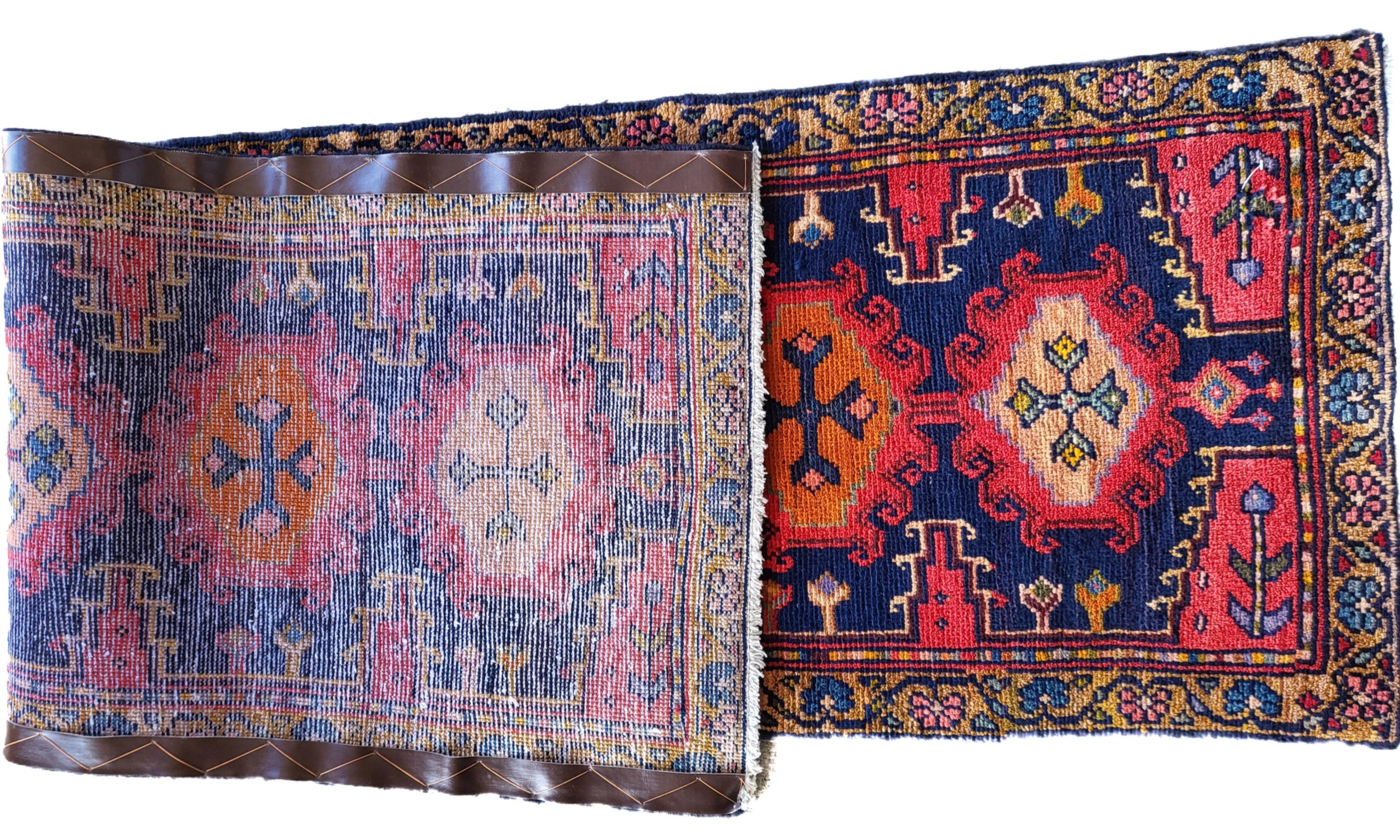 Hand-Knotted Antique Persian Viss / Arak Runner For Sale