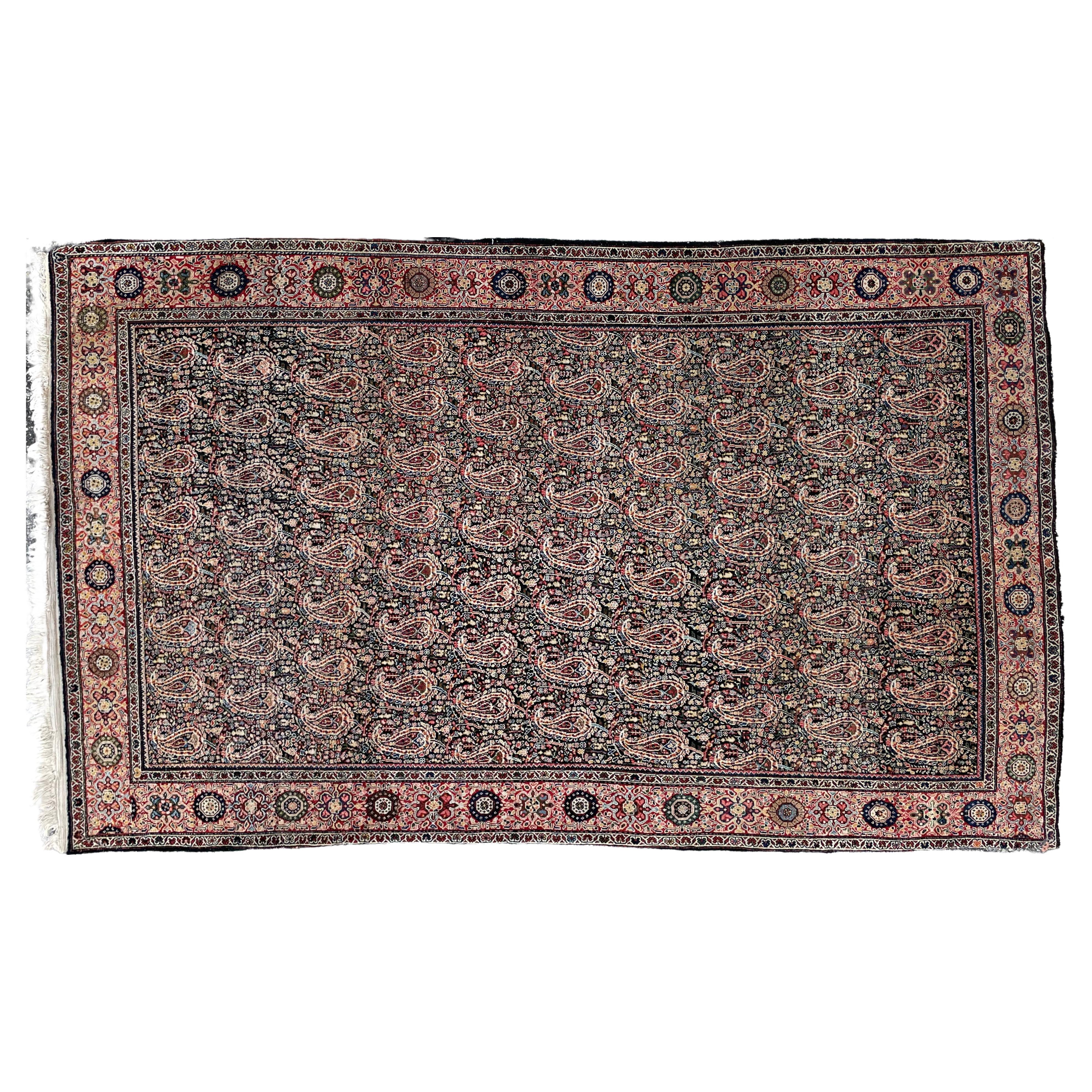 Tapis persan ancien en laine en vente