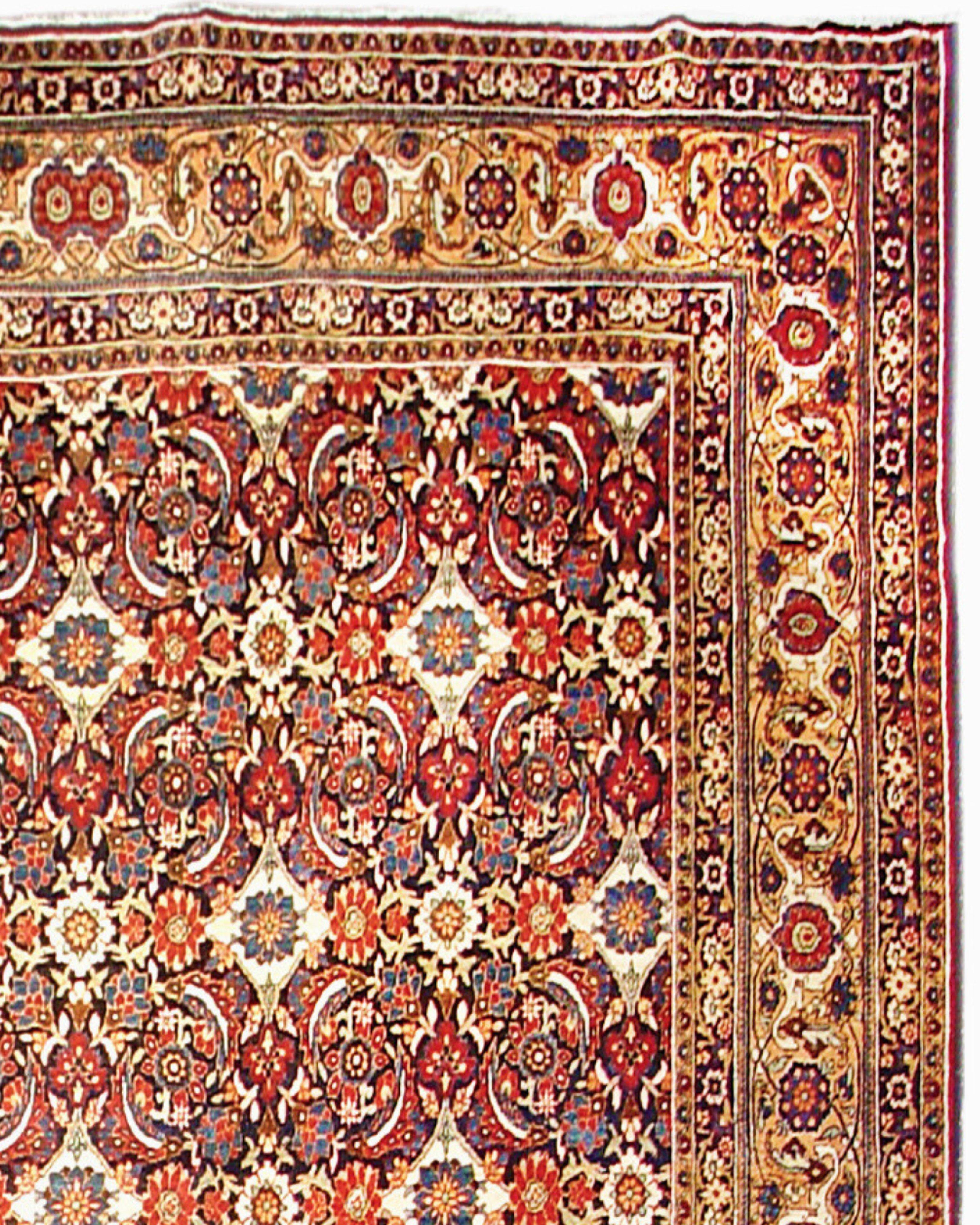 Antique Large Persian Yezd Carpet, c. 1900

Additional Information:
Dimensions: 10'1