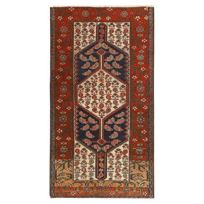 Antique Persian Zanjan Rug - Size: 6 ft 1 in x 3 ft 4 in For Sale at ...