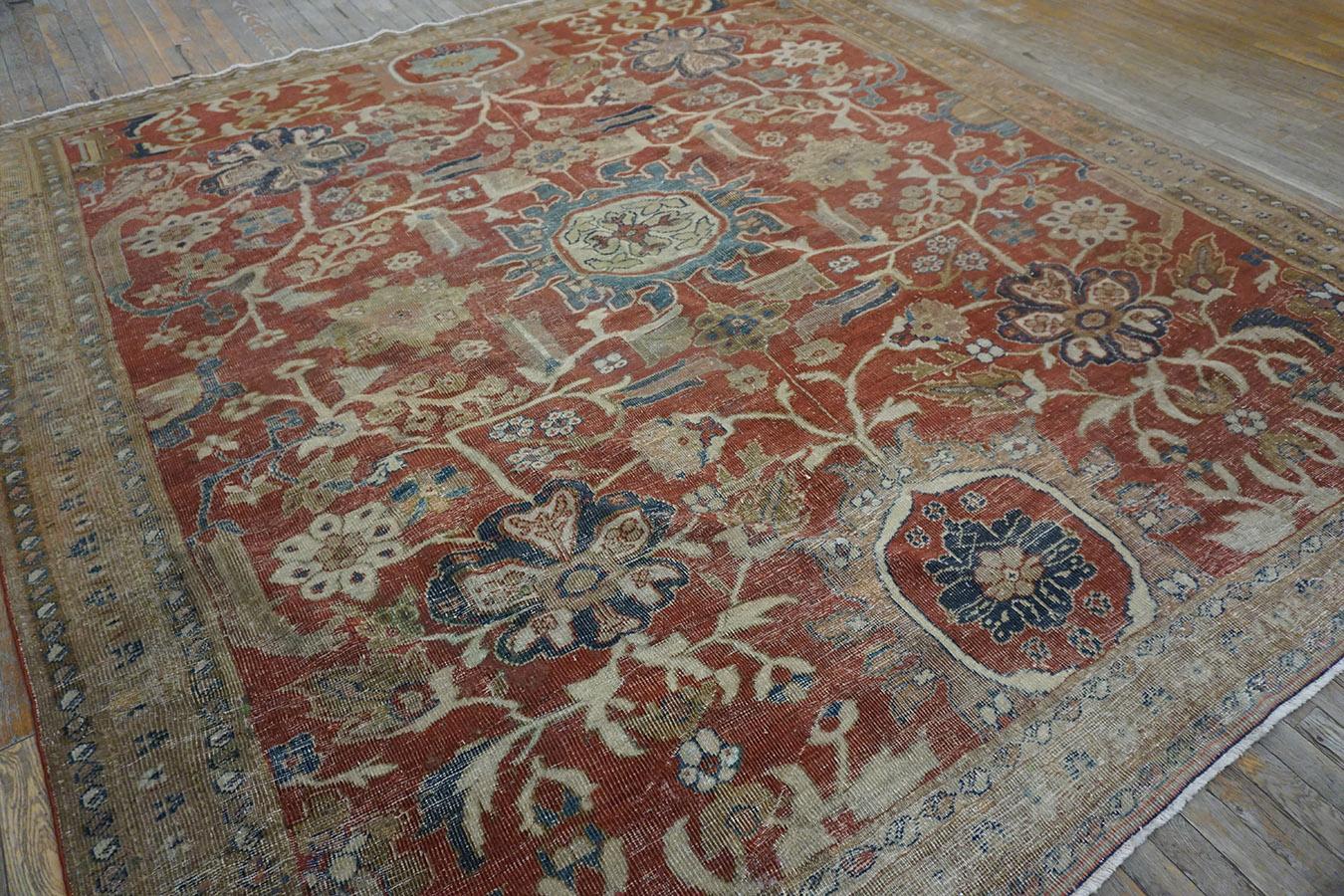 Fine XIX secolo Tappeto persiano Ziegler Sultanabad del XIX secolo ( 8'10