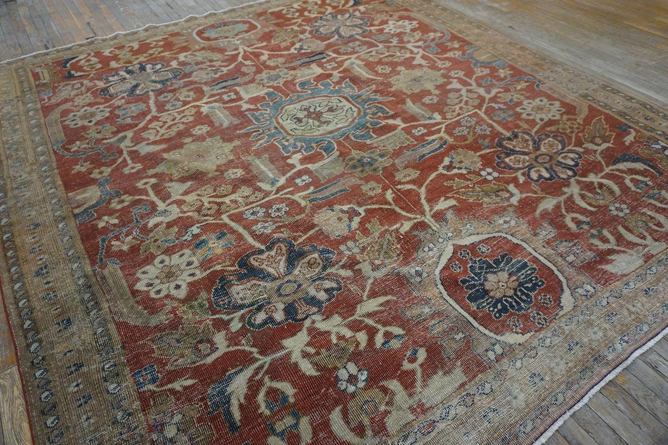 Late 19th Century Antique Persian Ziegler Rug  8' 10